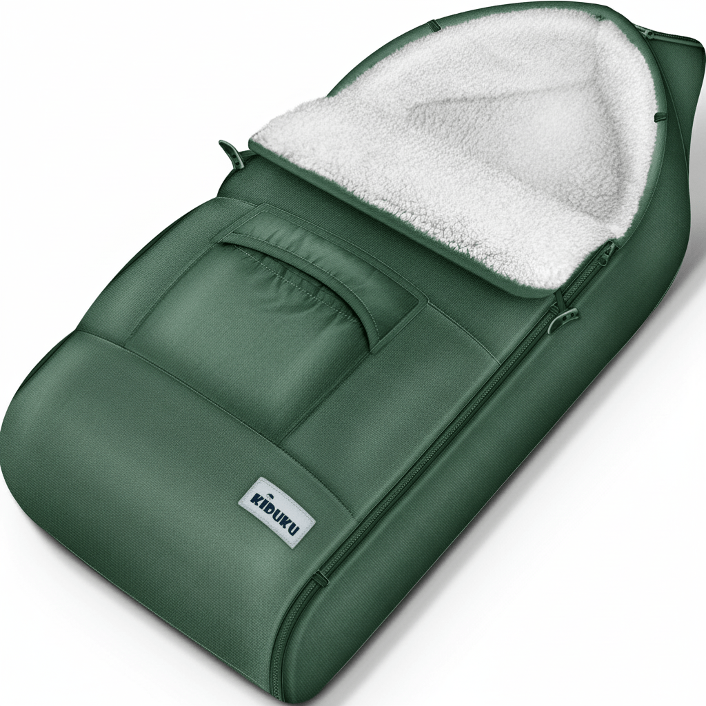 KIDUKU® Winterfußsack, waschbar für Kinderwagen Buggy Jogger - Babyfußsack und Alltag – Detailansicht 42