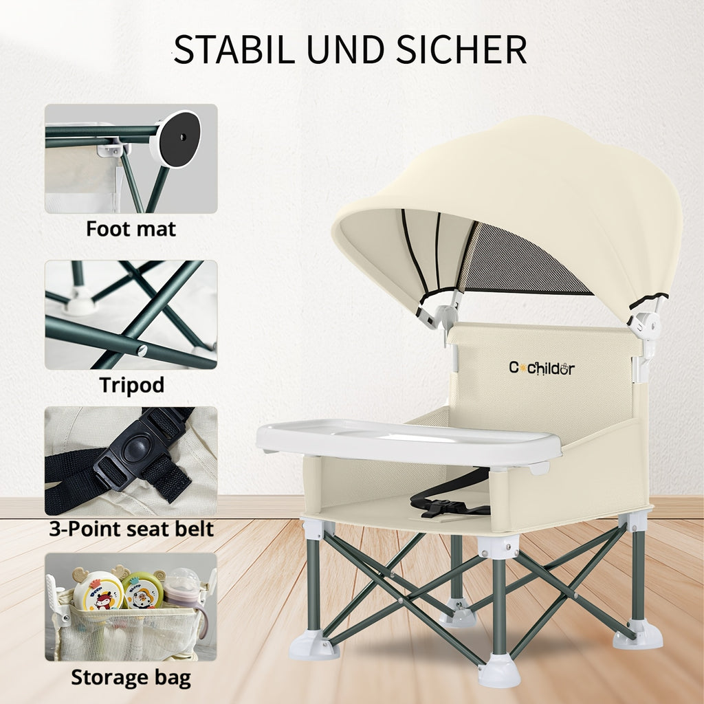 Kinderhochstuhl, Grau für Wohnen und Sitzen – Detailansicht 14