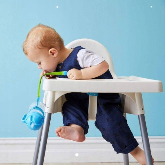 Kinderhochstuhl, Weiß für Wohnen und Sitzen – Detailansicht 9