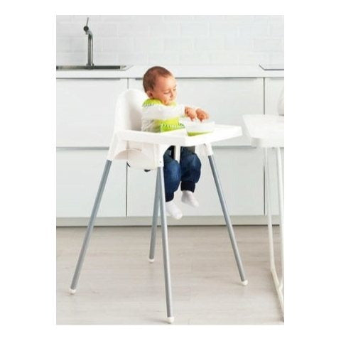 Kinderhochstuhl, Weiß für Wohnen und Sitzen – Detailansicht 13