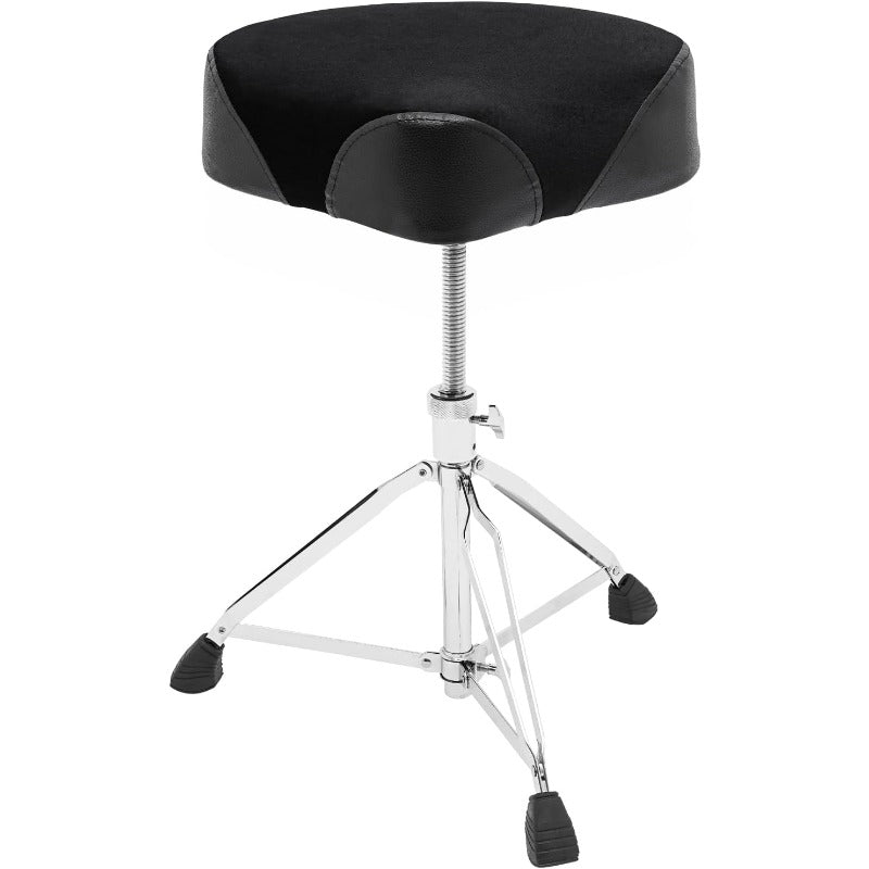 Klappbarer Trommelhocker, Schwarz+Silber für Wohnzimmer und Zuhause – Detailansicht 5