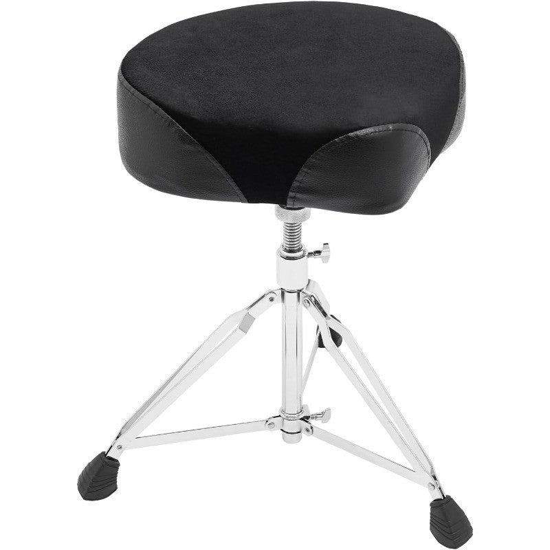Klappbarer Trommelhocker, Schwarz+Silber für Wohnzimmer und Zuhause – Detailansicht 8