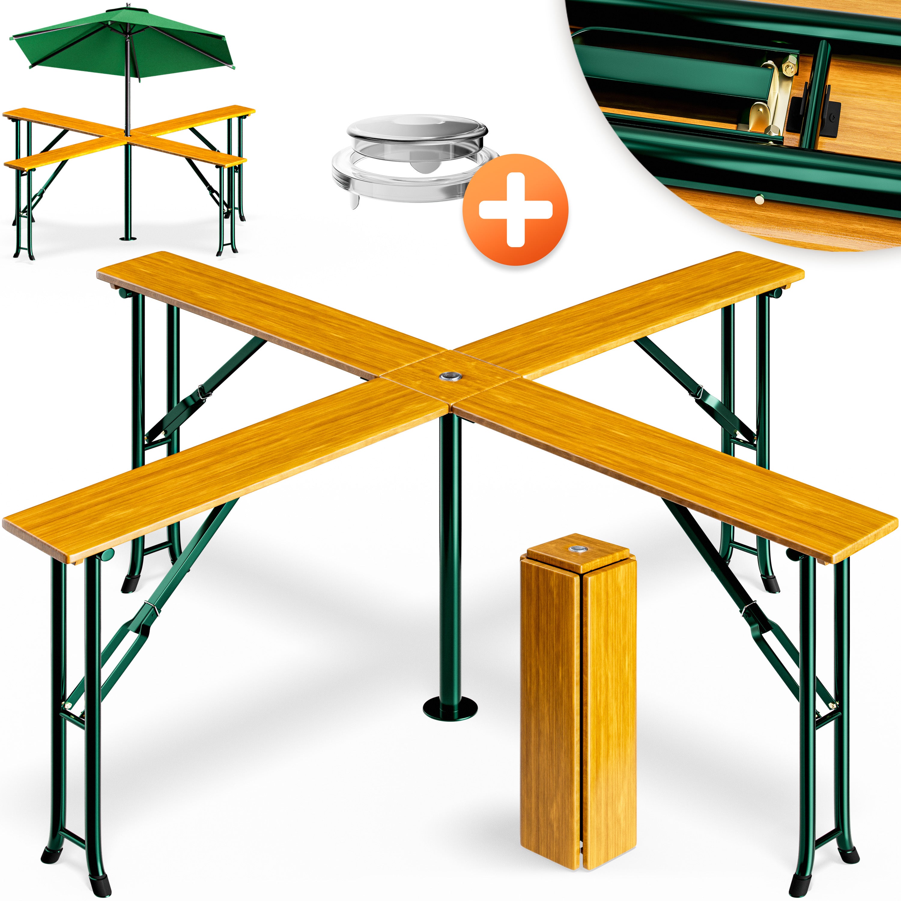 Klapptisch, Holz für Wohnbereich und Alltag – Hauptansicht