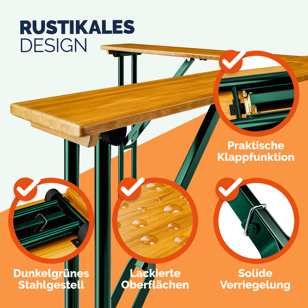 Klapptisch, Holz für Wohnbereich und Alltag – Detailansicht 4