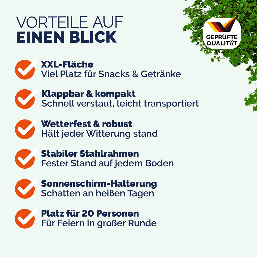 Klapptisch, Holz für Wohnbereich und Alltag – Detailansicht 7