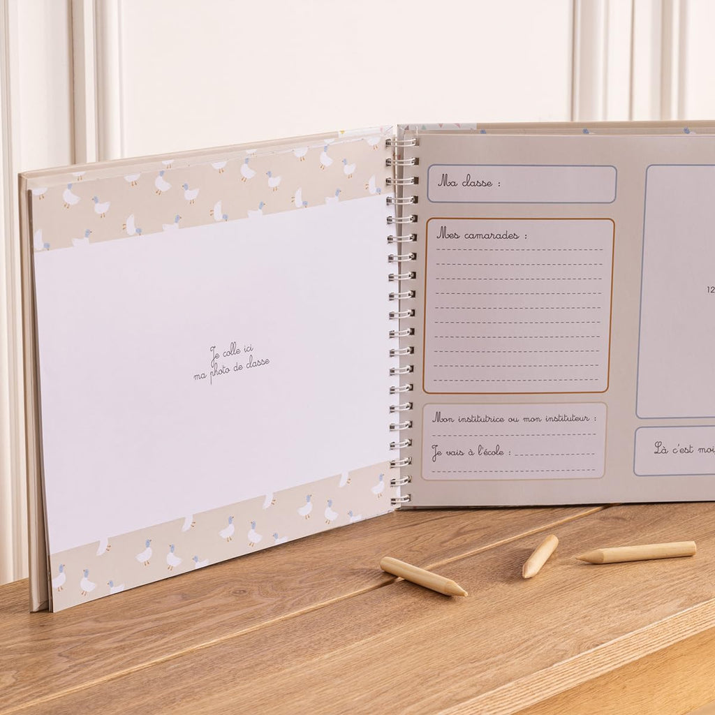Klassenfotoalbum, Beige für Alltag und Zuhause – Detailansicht 2