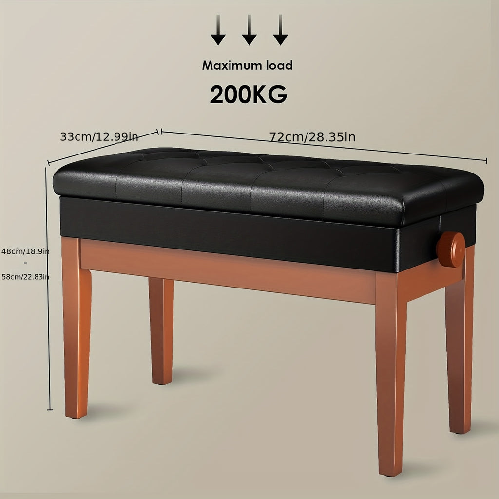 Klavierbank, 58Cm für Hobby und Kreativprojekte – Detailansicht 8
