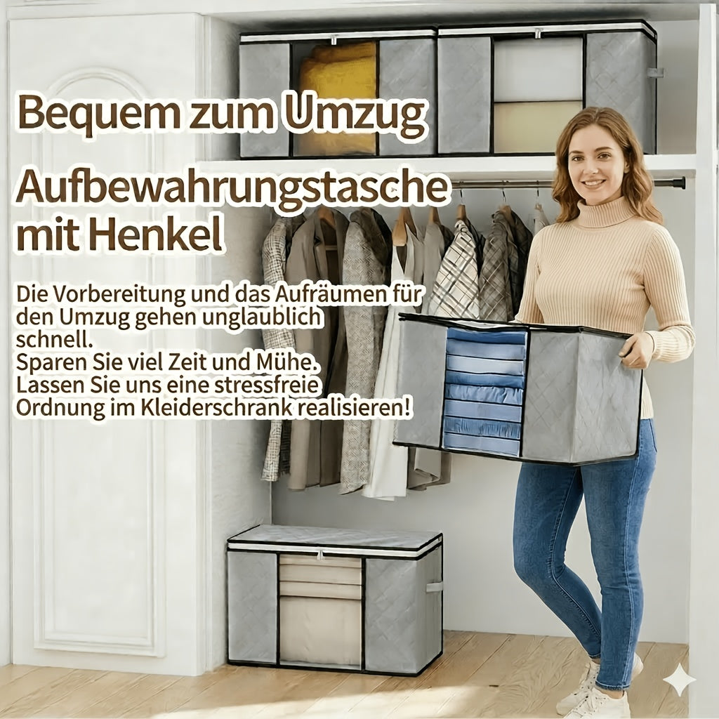 Kleideraufbewahrungsbeutel, 6er-Pack für Zuhause und Vorratsraum – Detailansicht 3