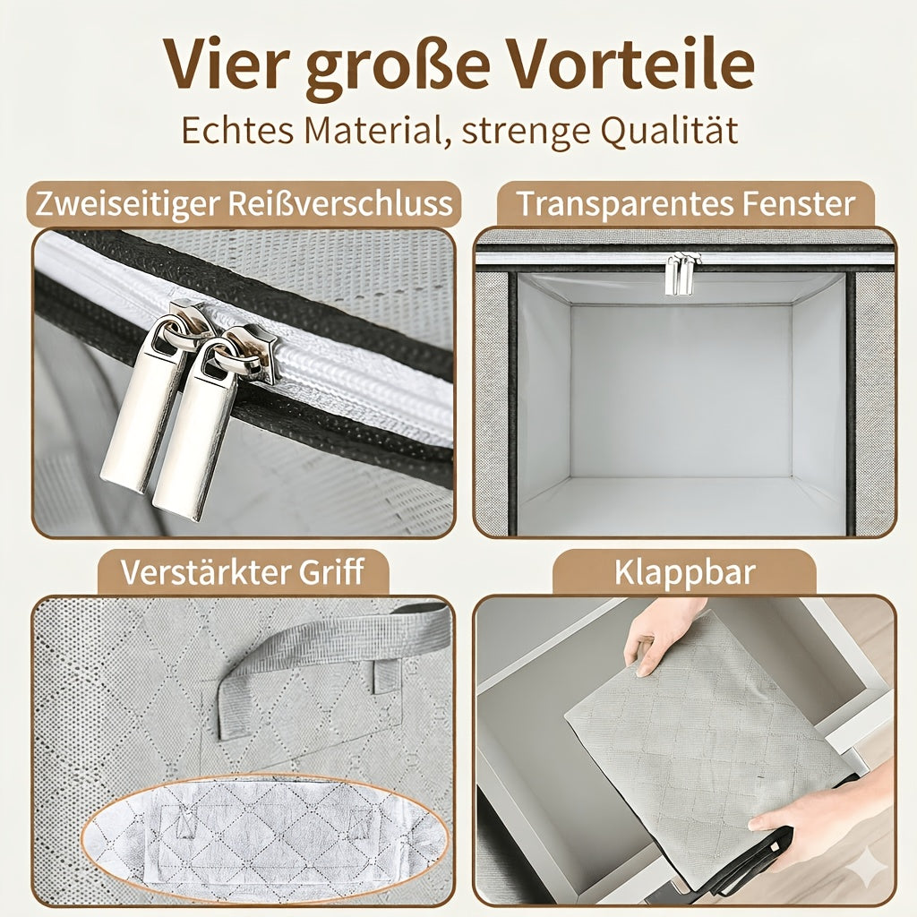 Kleideraufbewahrungsbeutel, 6er-Pack für Zuhause und Vorratsraum – Detailansicht 7