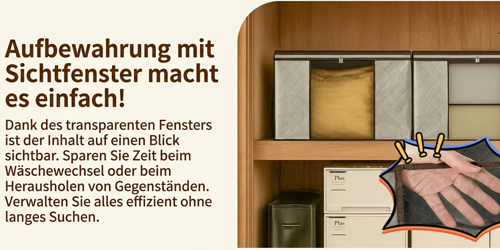 Kleideraufbewahrungsbeutel, 6er-Pack für Zuhause und Vorratsraum – Detailansicht 15
