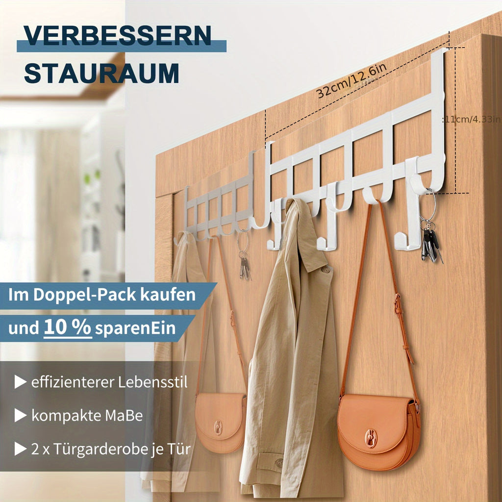 Kleiderbügel, Weiß für die gesamte Wohnung und Kleiderschrank – Detailansicht 6