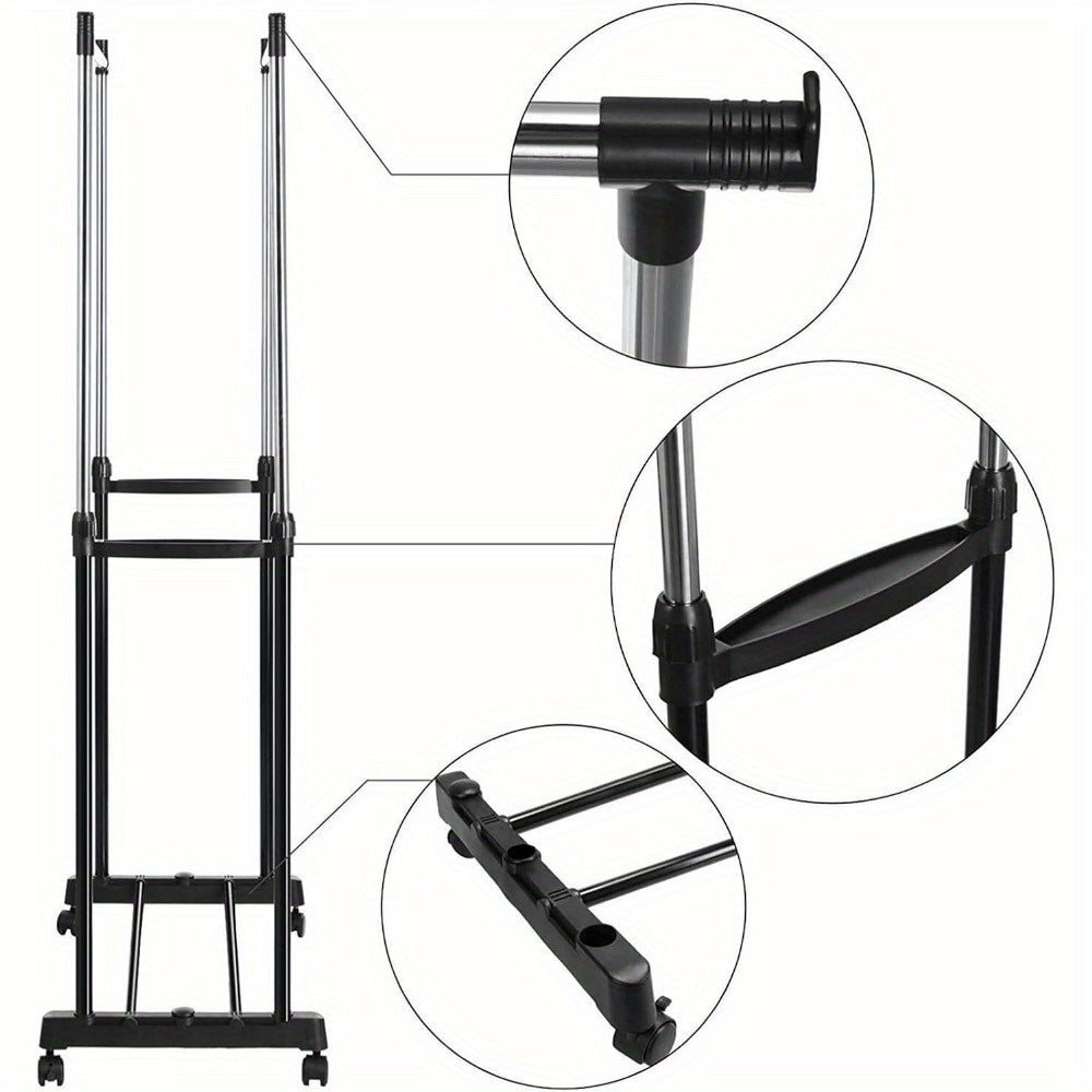 Kleiderständer, 156 cm für Alltag und Zuhause – Detailansicht 3
