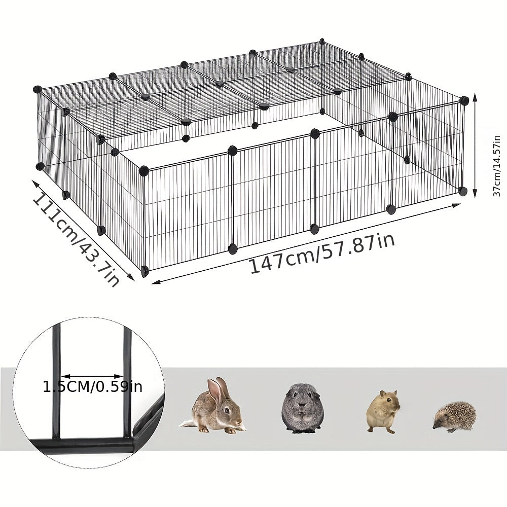 Kleintiergehege, 147*37*111cm für Zuhause und Haustiere – Detailansicht 6