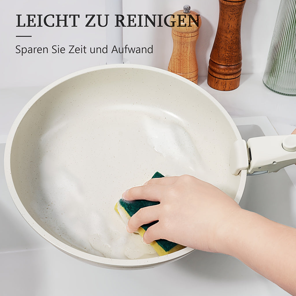 Kochgeschirr-Set, Weiß für Küche und Essbereich – Hauptansicht