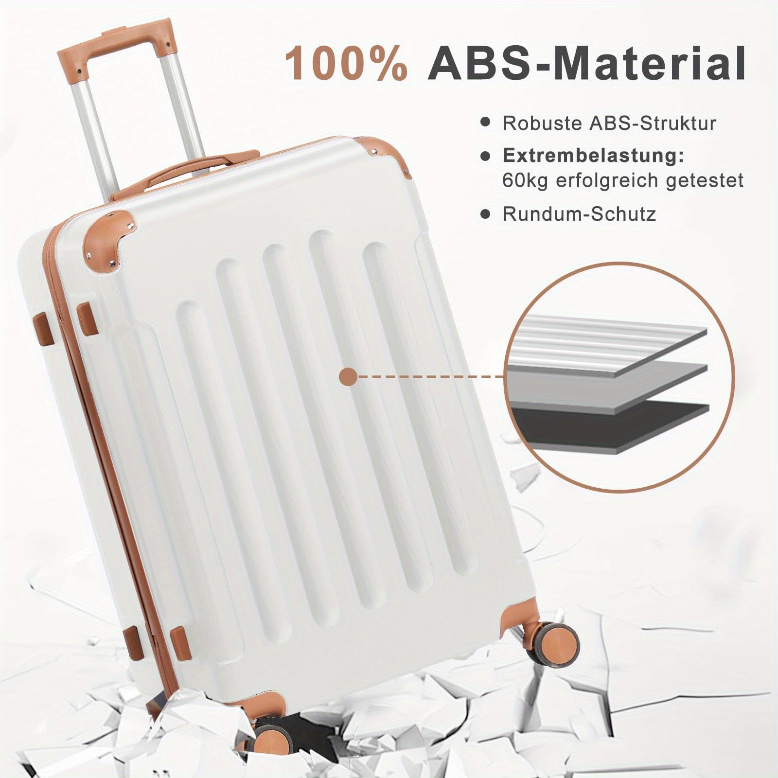 Koffer, Aluminium für Alltag und Zuhause – Detailansicht 6