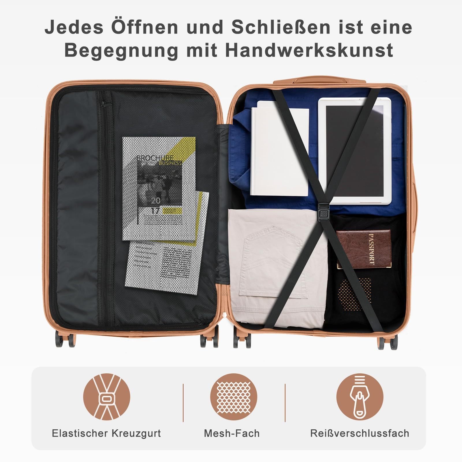 Koffer, Aluminium für Alltag und Zuhause – Detailansicht 8