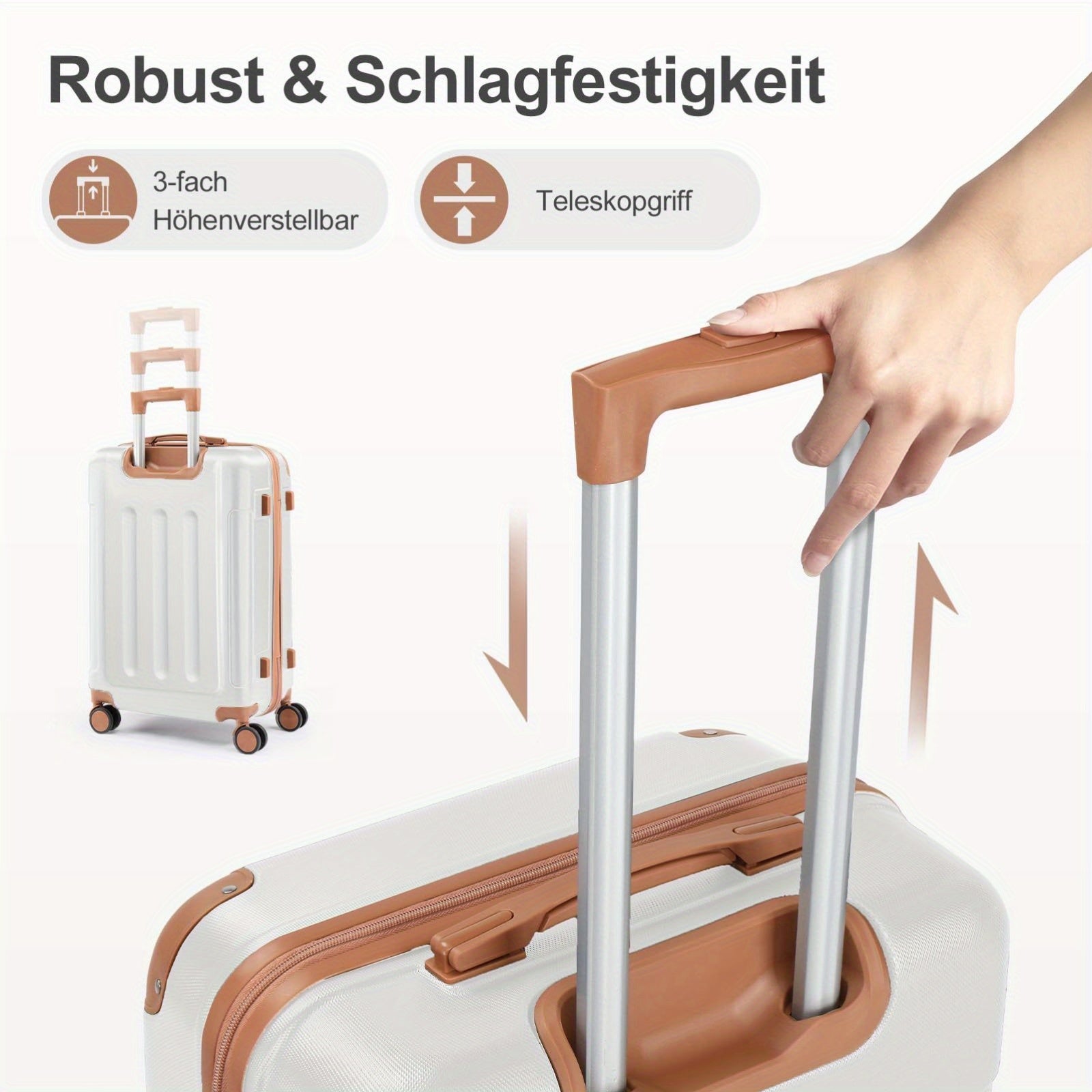 Koffer, Aluminium für Alltag und Zuhause – Detailansicht 9