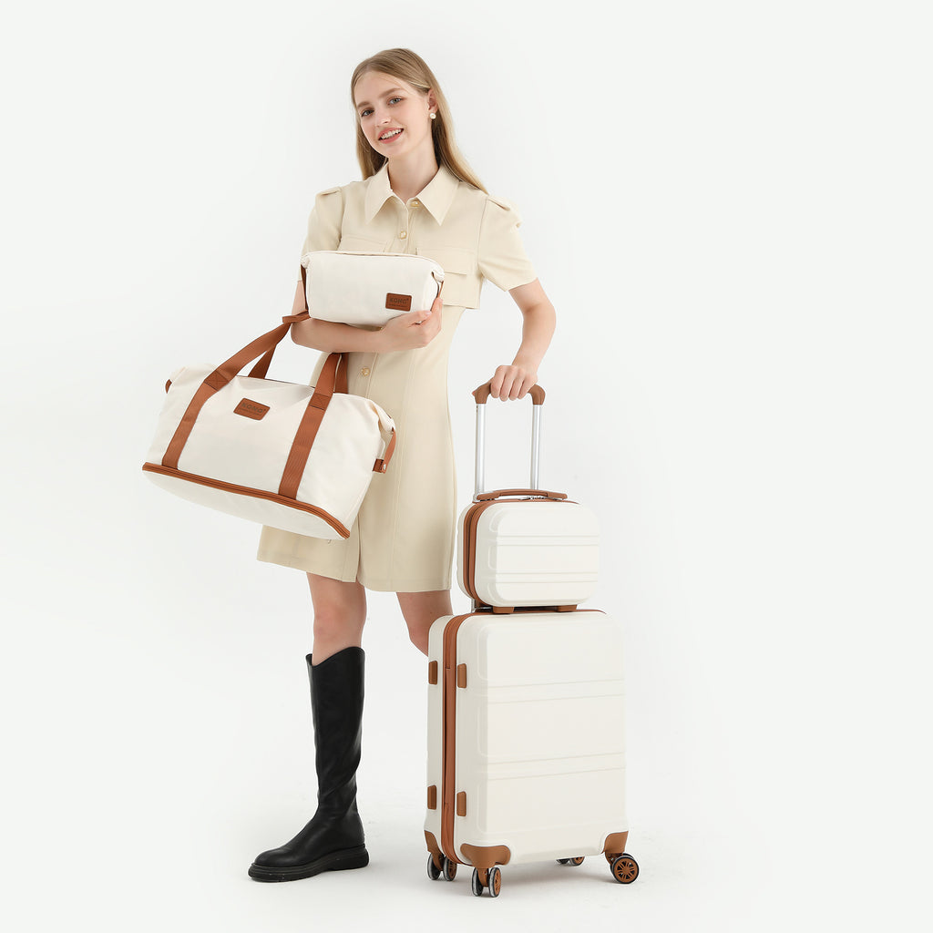 Koffer, Camping ABS Hartschalen-Trolley mit TSA-Schloss für Reisen und Alltag – Detailansicht 32