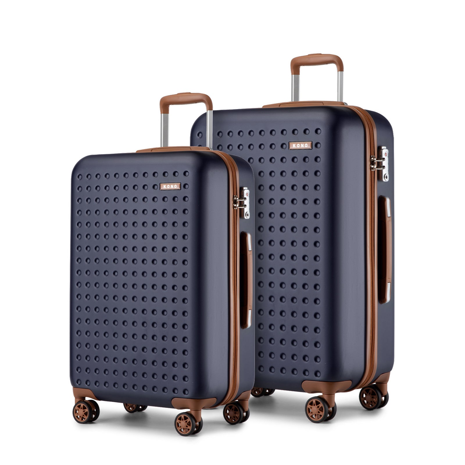 Koffer, Creme/Braun für Reisen – Detailansicht 10