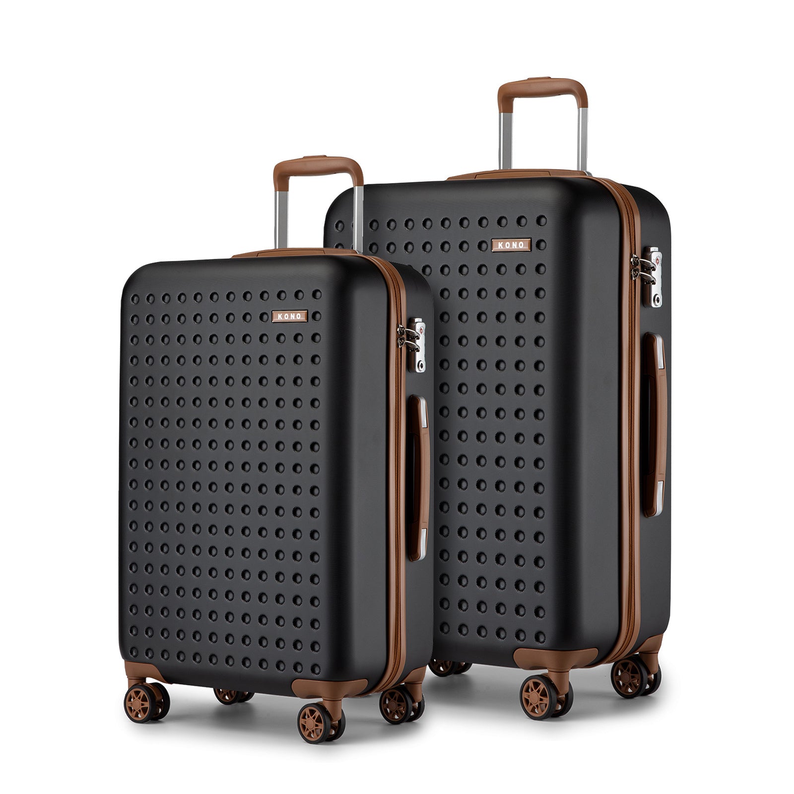 Koffer, Creme/Braun für Reisen – Detailansicht 18