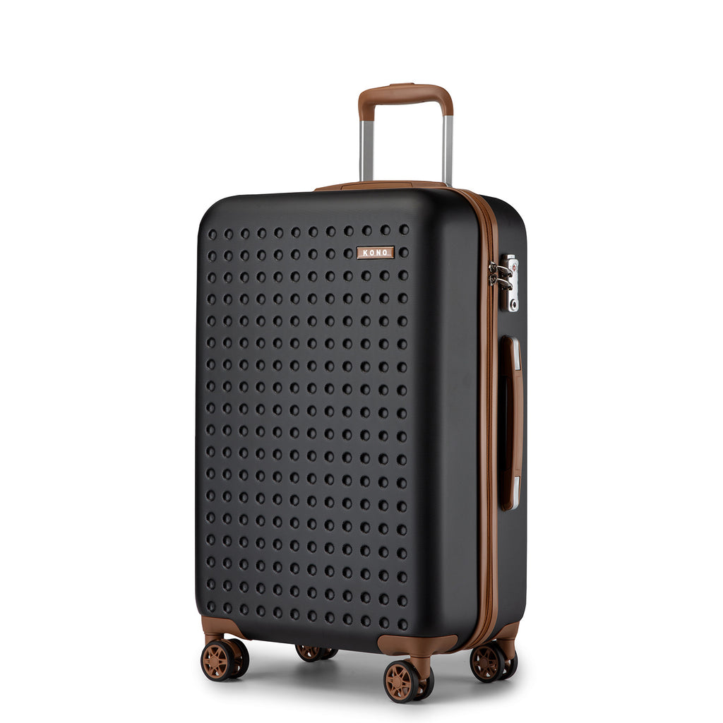Koffer, Creme/Braun für Reisen – Detailansicht 19
