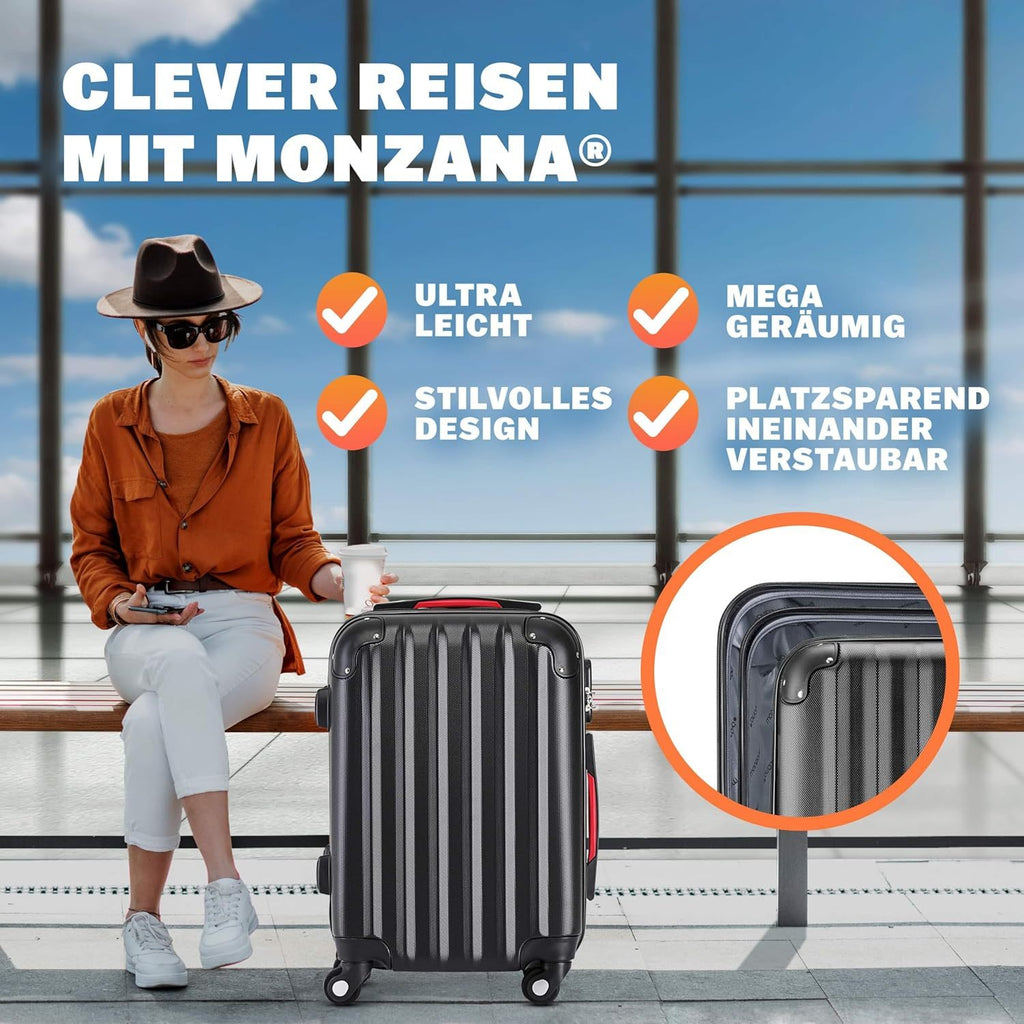 Koffer, mit Teleskopgriff für Camping – Detailansicht 3