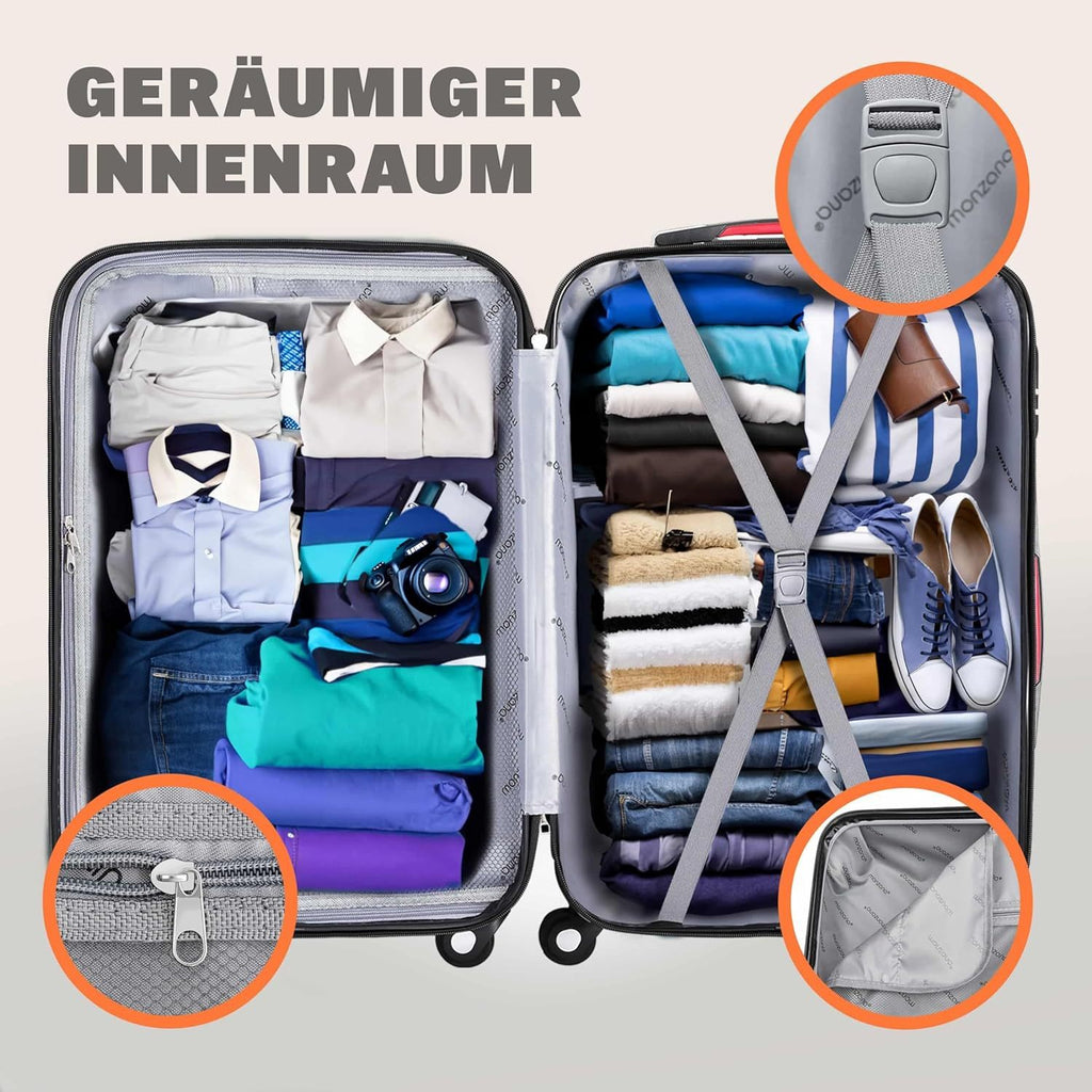 Koffer, mit Teleskopgriff für Camping – Detailansicht 7