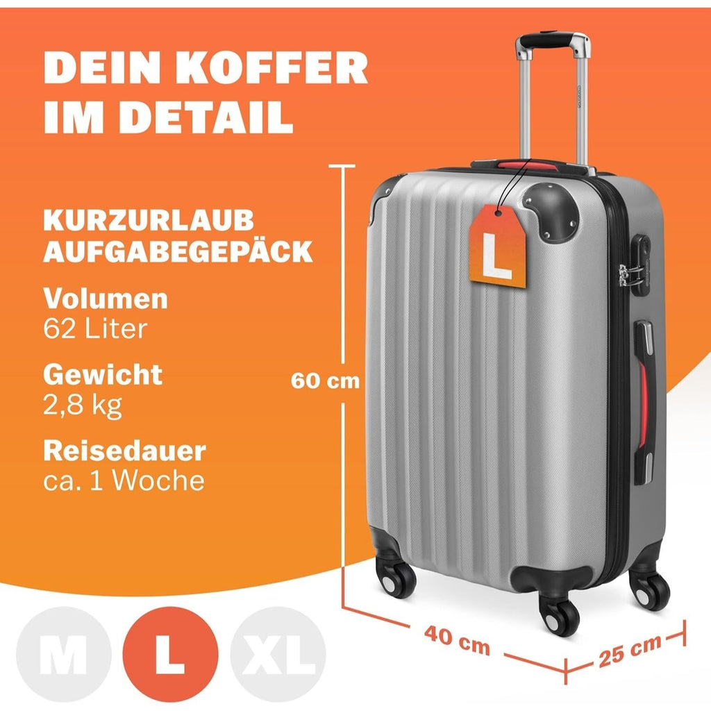 Koffer, mit Teleskopgriff für Camping – Detailansicht 11