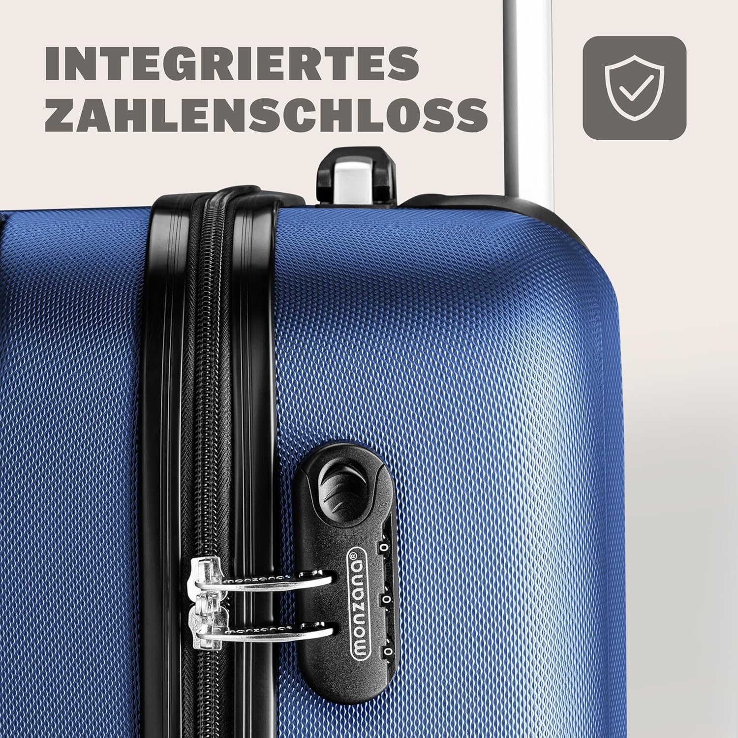 Koffer, mit Teleskopgriff für Reisen und Camping – Detailansicht 23