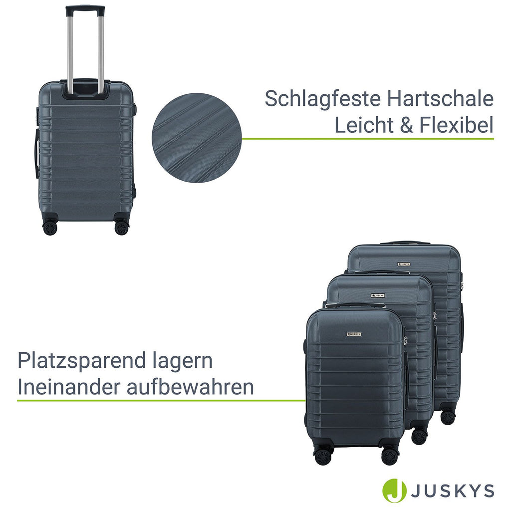 Kofferset, mit Teleskopgriff für Alltag und Zuhause – Detailansicht 8