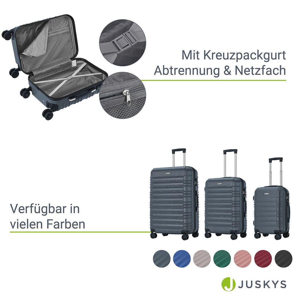 Kofferset, mit Teleskopgriff für Alltag und Zuhause – Detailansicht 9