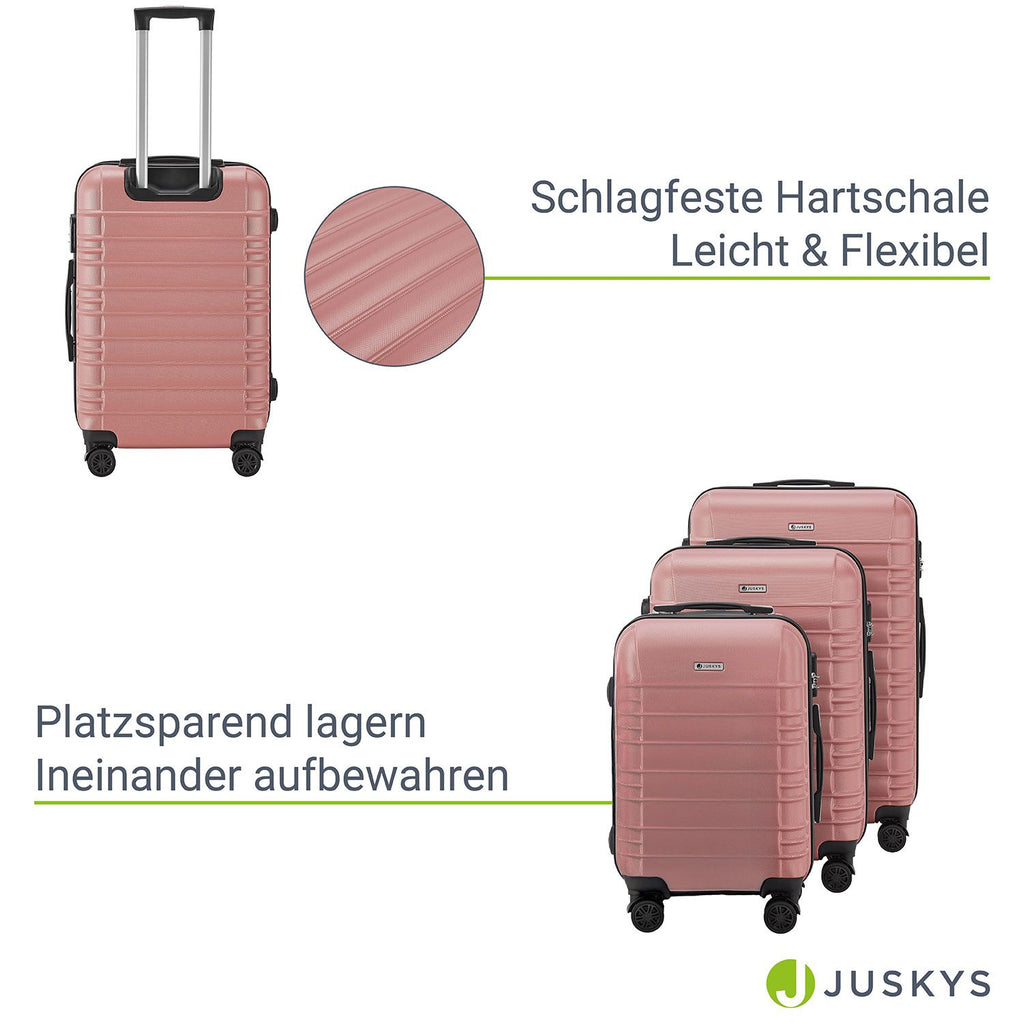 Kofferset, mit Teleskopgriff für Alltag und Zuhause – Detailansicht 30