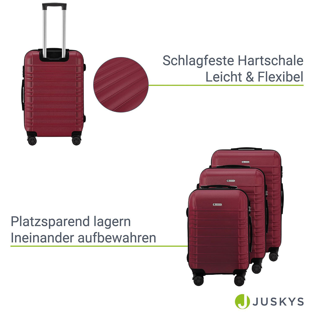 Kofferset, mit Teleskopgriff für Alltag und Zuhause – Detailansicht 39