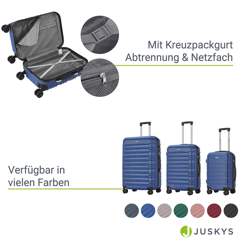 Kofferset, mit Teleskopgriff für Alltag und Zuhause – Detailansicht 50