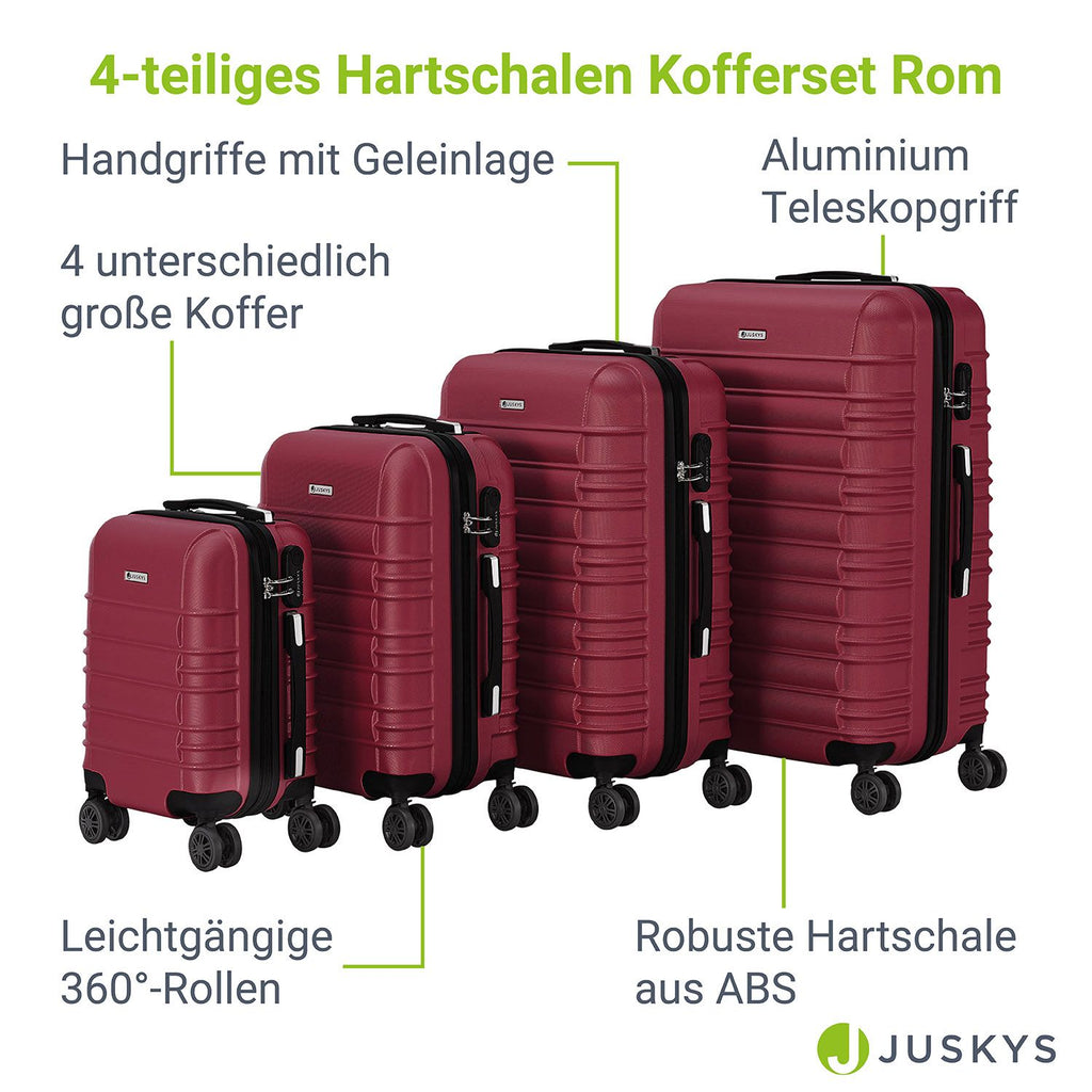 Kofferset, mit Teleskopgriff für Alltag und Zuhause – Detailansicht 64