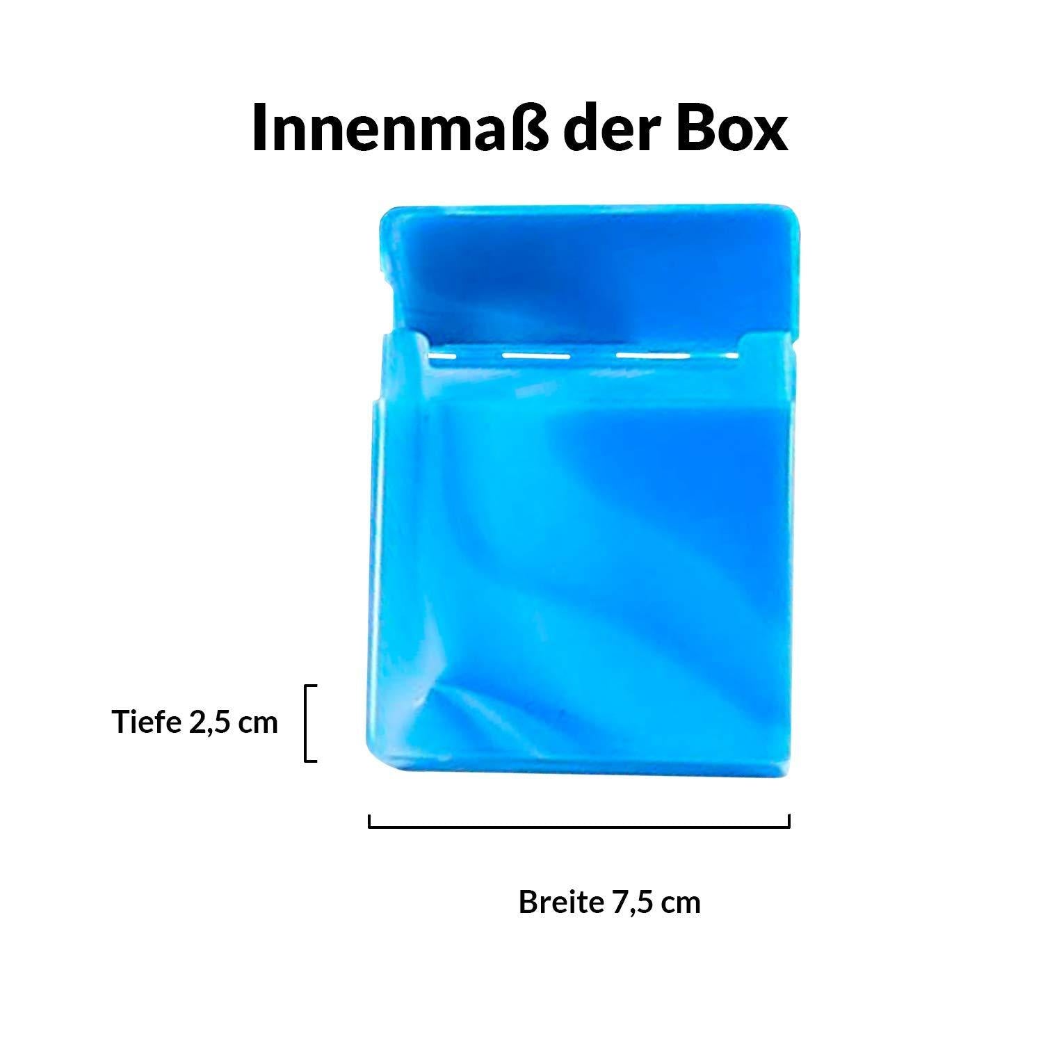 kogu® Set, Kunststoff für je 25 Zigaretten, bunte und unterwegs – Detailansicht 3