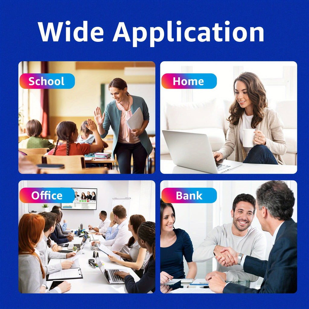 Kompatible Druckerpatronen, 1x Schwarz + 1x Farbig für Büro und Homeoffice und Drucken zu Hause – Detailansicht 5