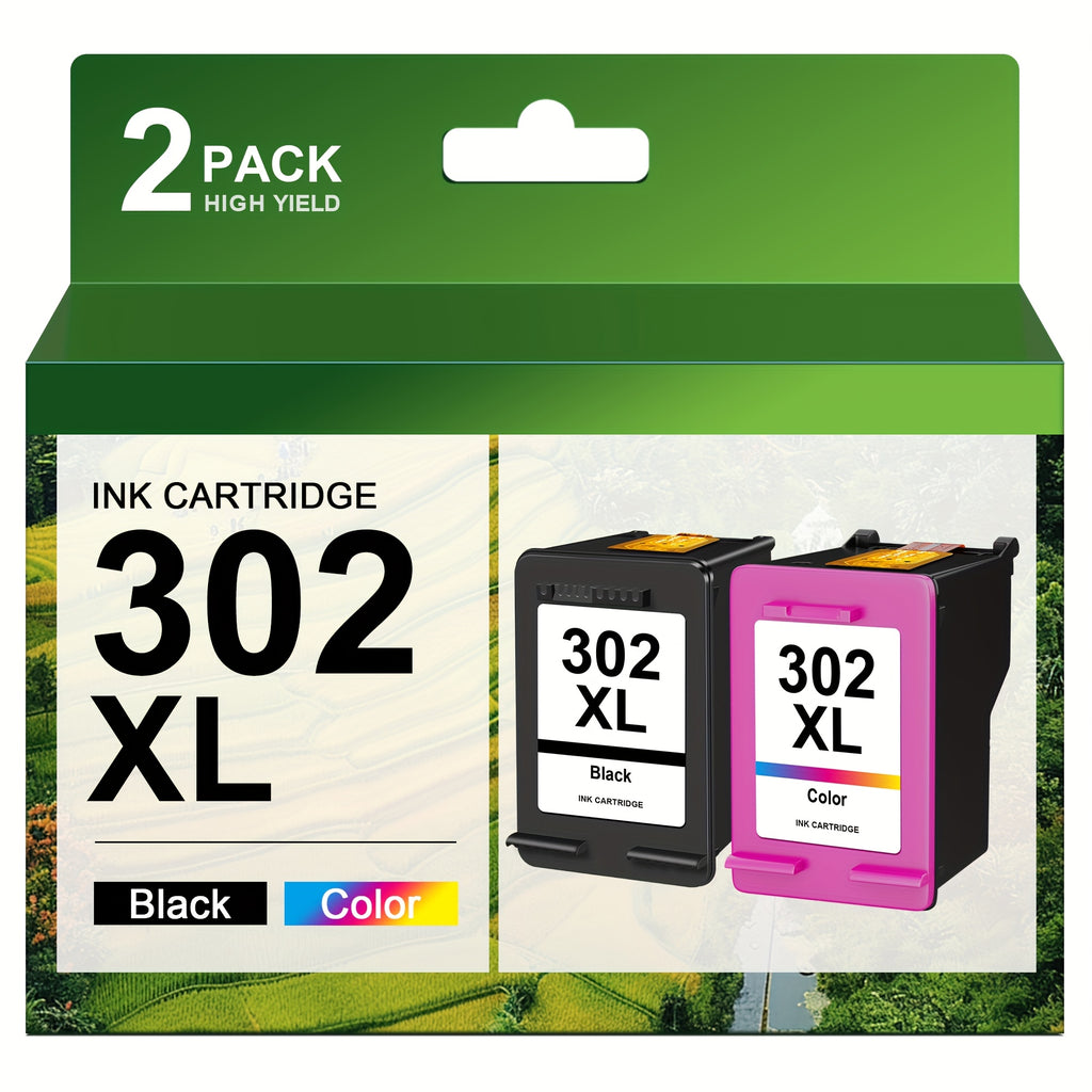 Kompatible Druckerpatronen, 302XL Tintenpatronen Wiederaufbereitet für HP 302 XL für Drucken zu Hause – Hauptansicht