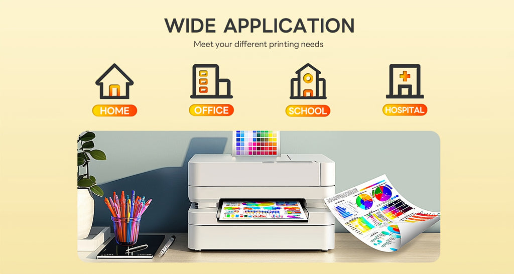 Kompatible Druckerpatronen, 305XL Schwarz + Farbe für Büro und Homeoffice und Drucken zu Hause – Detailansicht 3