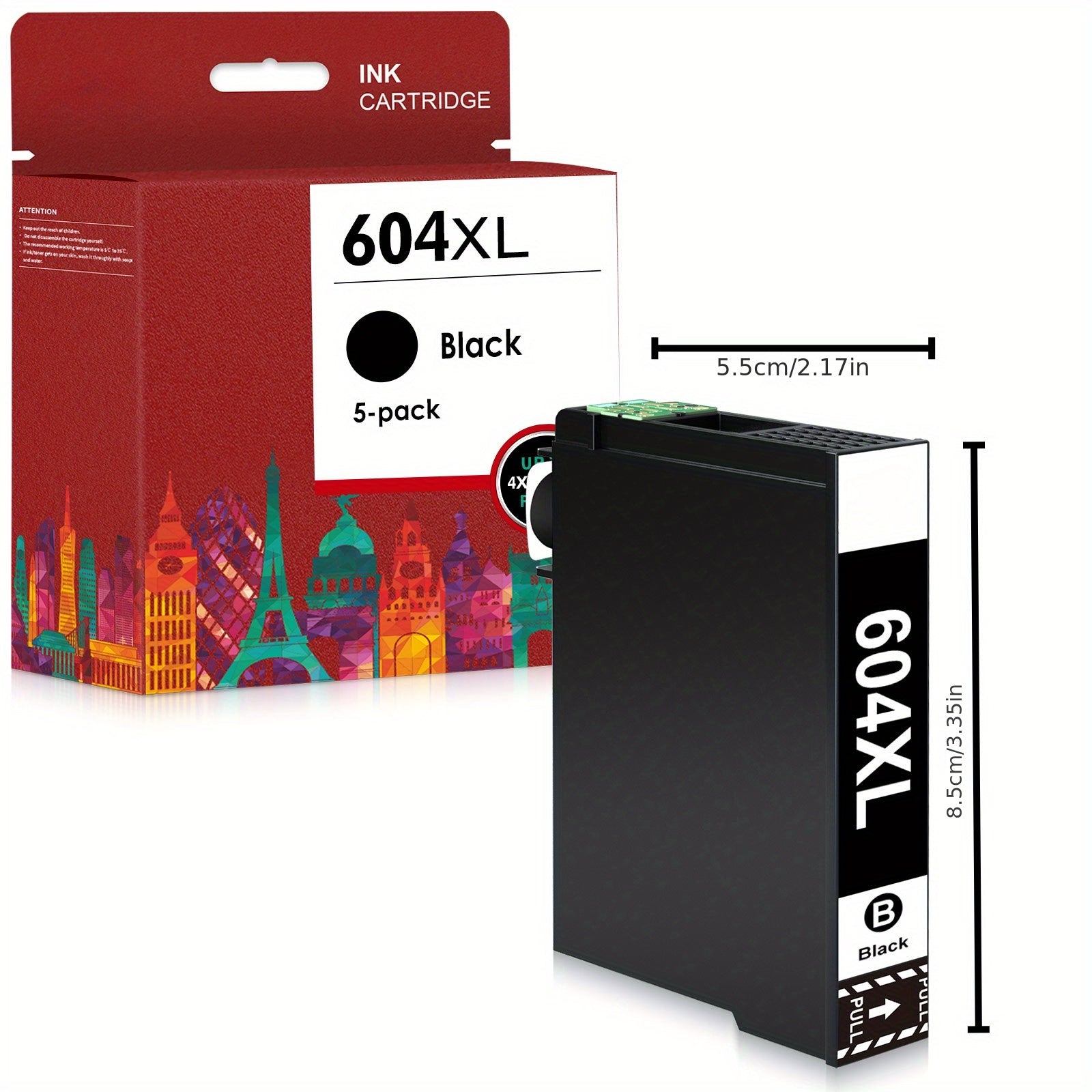 Kompatible Druckerpatronen, 604 XL Druckerpatronen Kompatibel für Epson 604 für Drucken zu Hause – Detailansicht 2