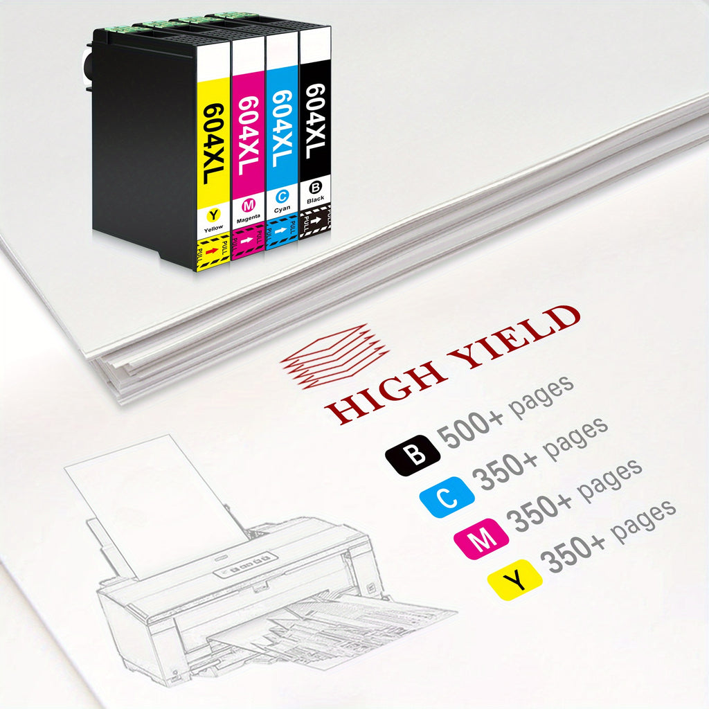 Kompatible Druckerpatronen, 604 XL Druckerpatronen Kompatibel für Epson 604 für Drucken zu Hause – Detailansicht 4
