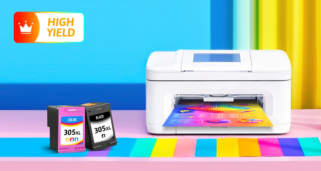 Kompatible Druckerpatronen, kompatibel mit Tinte 305XL für Drucken zu Hause und Büro und Homeoffice – Hauptansicht