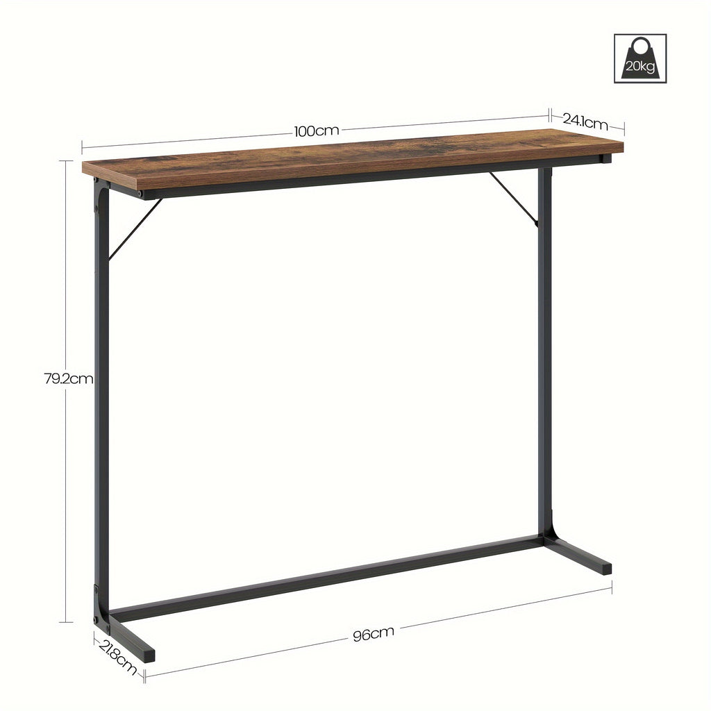 Konsole Tisch, Rostbraun für Wohnzimmer und Zuhause – Detailansicht 7