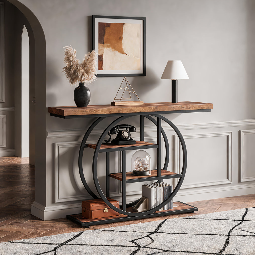 Konsolentisch, Holz für Wohnzimmer und Zuhause – Detailansicht 8