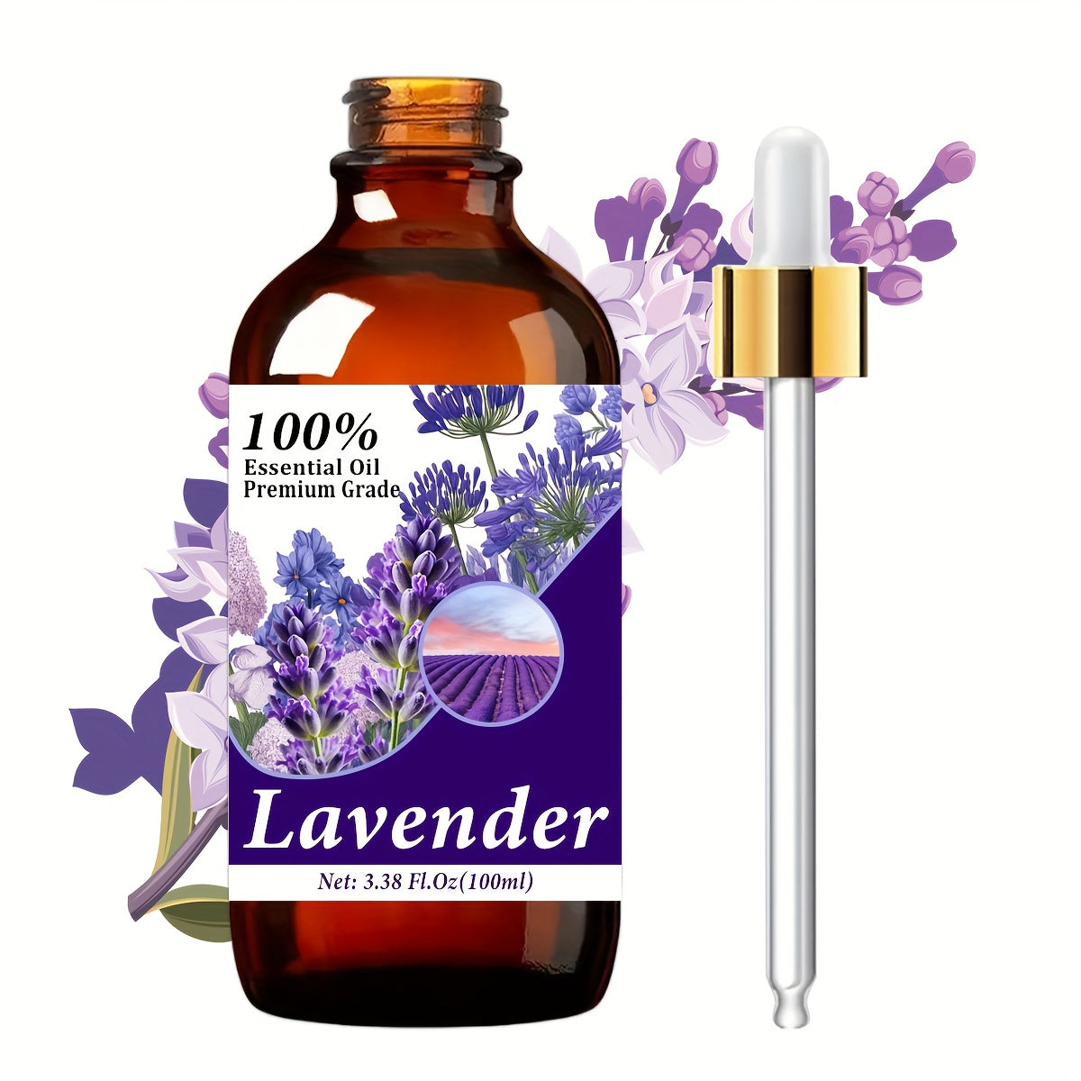 Körperöle, Lavendel Ätherisches Öl für Badezimmer und Haushalt – Detailansicht 5