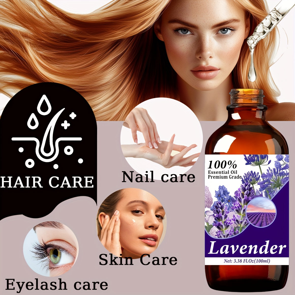Körperöle, Lavendel Ätherisches Öl für Badezimmer und Haushalt – Detailansicht 6