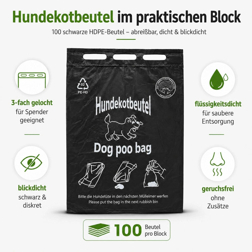 Kotbeutel, 3 cm für Haustiere und Zuhause – Detailansicht 8