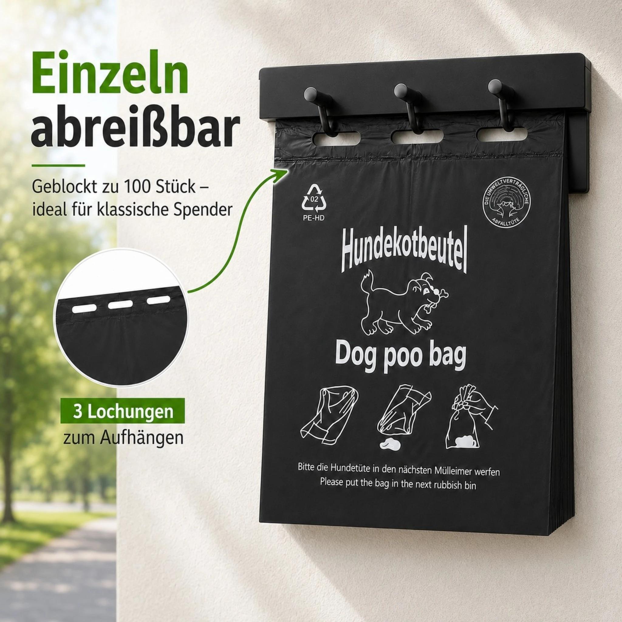 Kotbeutel, 3 cm für Haustiere und Zuhause – Detailansicht 9