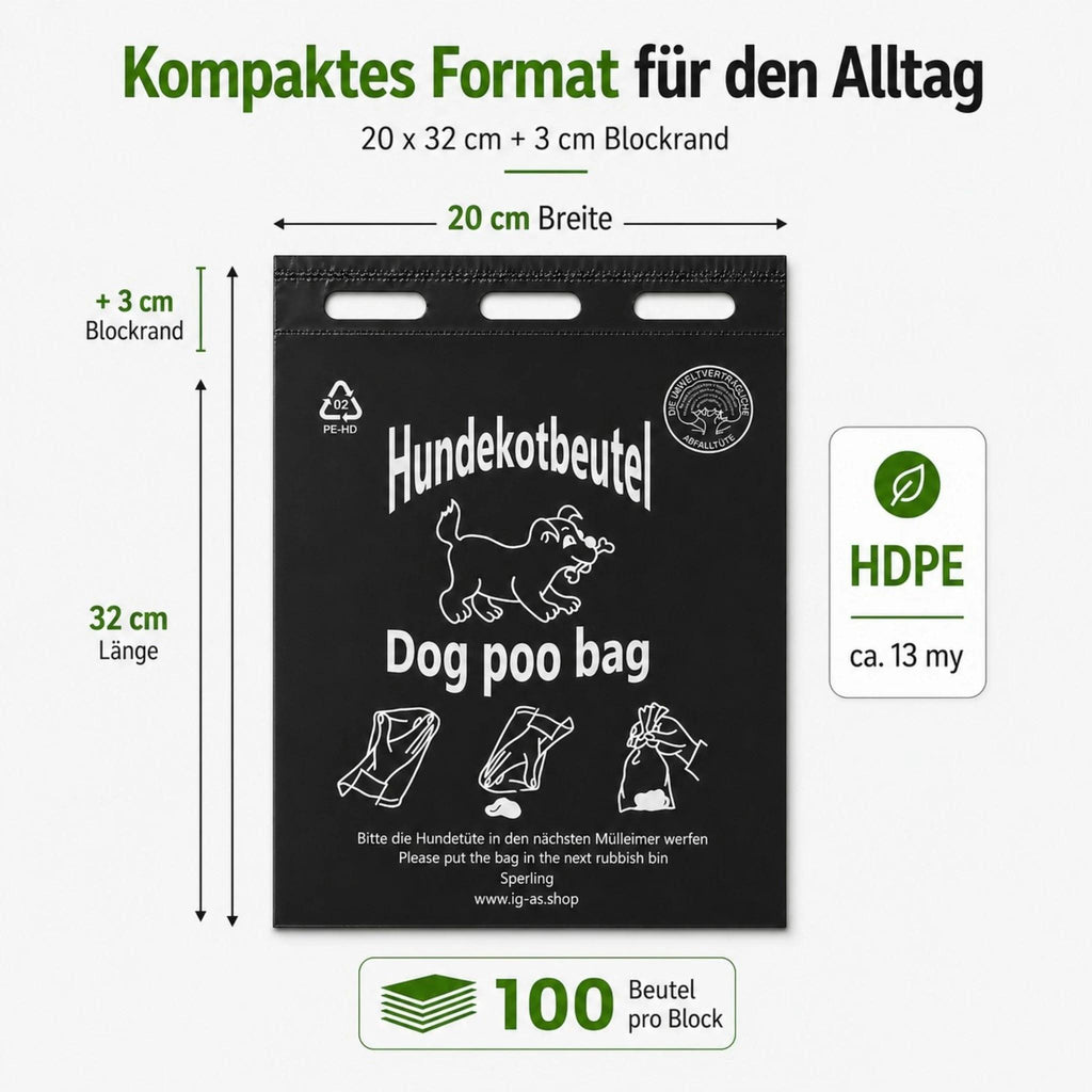Kotbeutel, 3 cm für Haustiere und Zuhause – Detailansicht 10