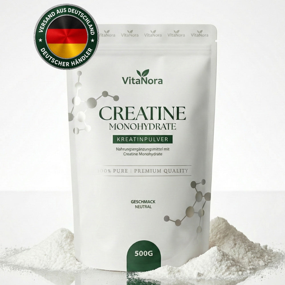 Kreatin Monohydrat Pulver, 500g für Pflege zu Hause und Alltag – Detailansicht 6